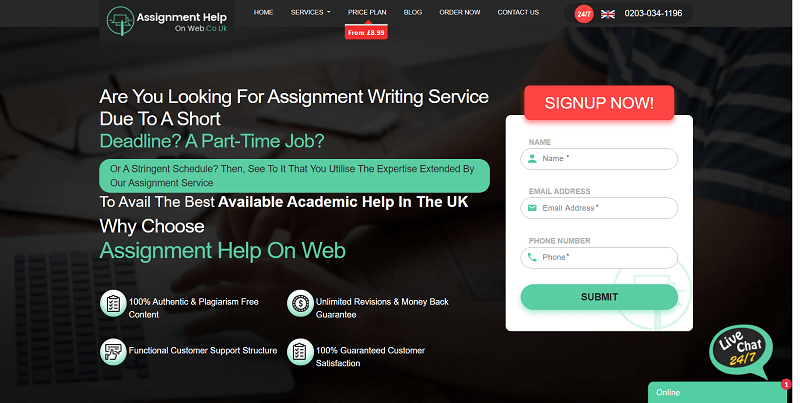 assignmenthelponweb.co.uk Review
