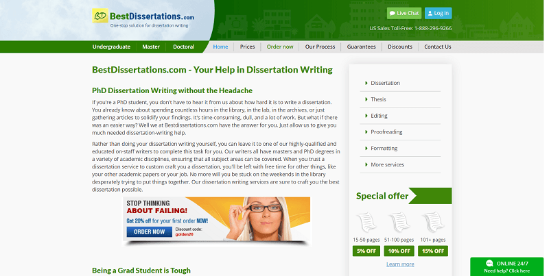 Best dissertation writing service review