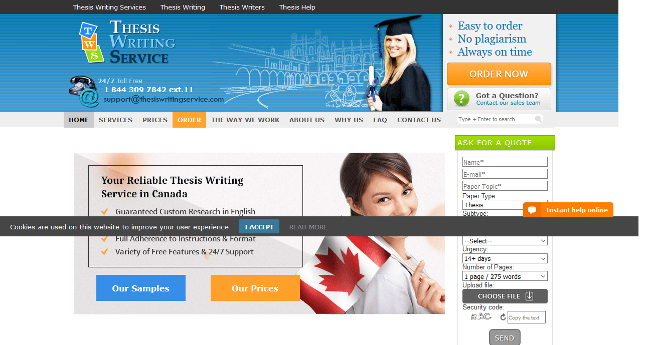 Thesis Writing Help & Editing Service