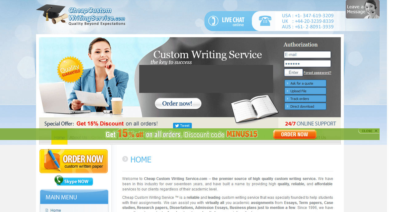 cheapcustomwritingservice.com Review