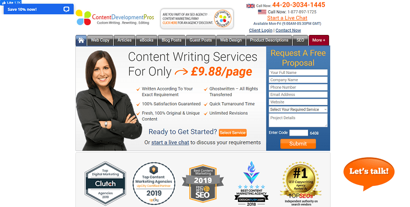 Uk content writing services