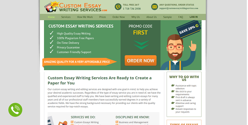 customessaywritingservices.com Review