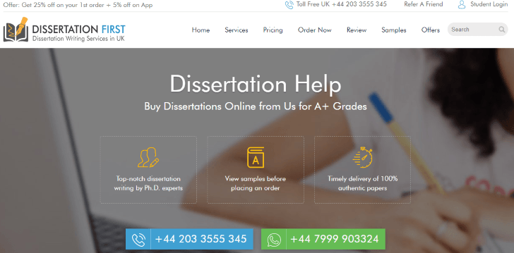 Dissertation services in uk first