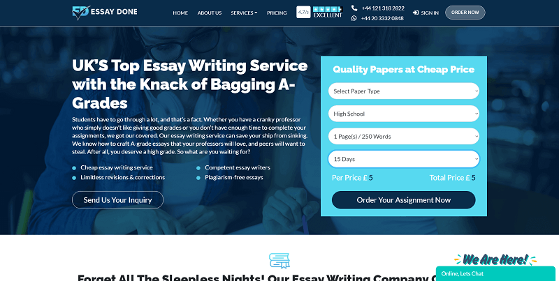 Essay writing service co uk review