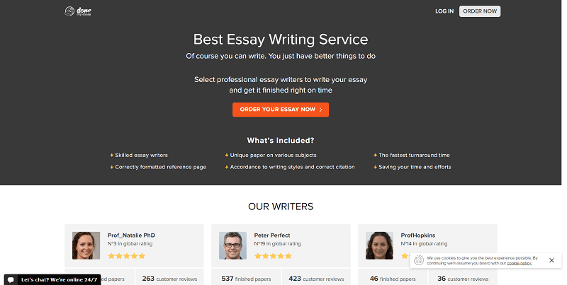 essays.donemyessay.com Review