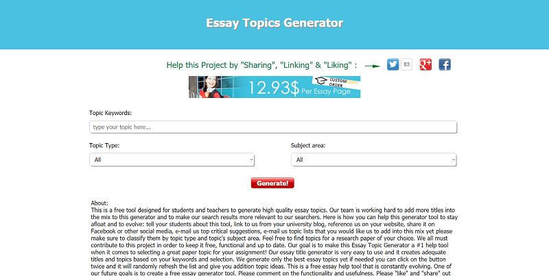 essaytopicgenerator.com Review