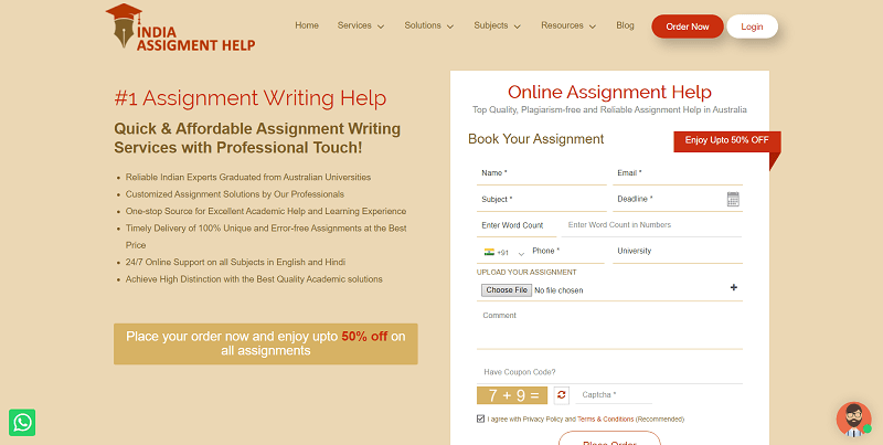 indiaassignmenthelp.com Review