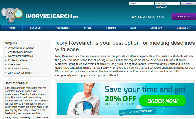 ivoryresearch.net Review | Revieweal - Top Writing Services