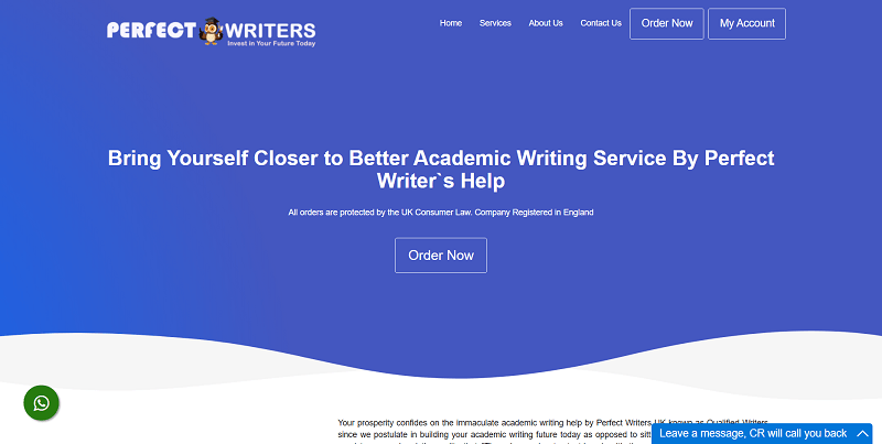 perfectwriters.co.uk Review