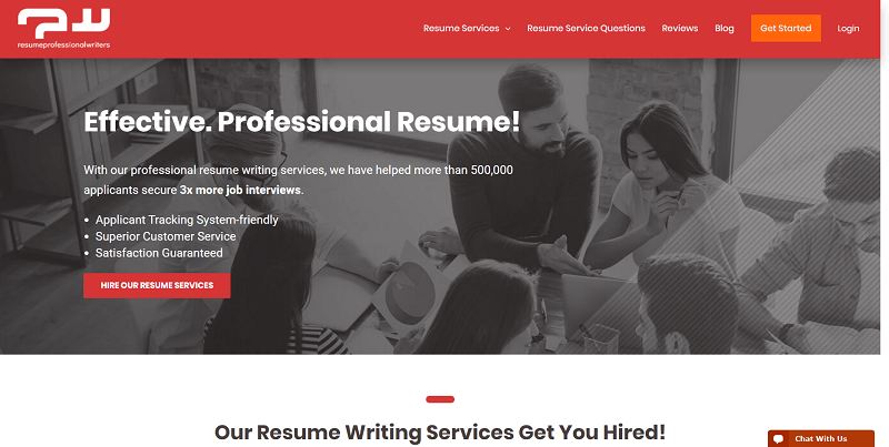 resumeprofessionalwriters.com Review
