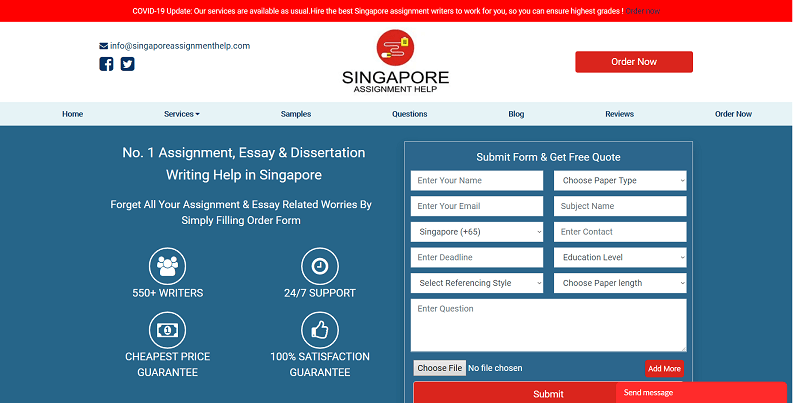 singaporeassignmenthelp.com Review