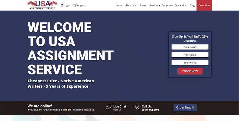 usaassignmentservice.com Review
